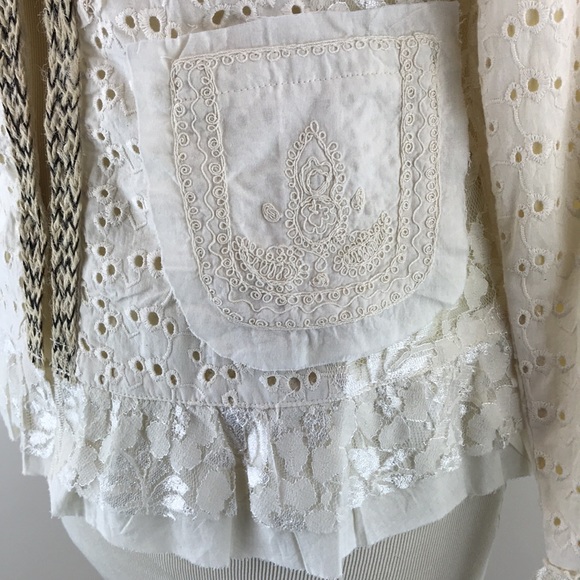 NWOT The Pyramid Collection Eyelet Lace Jacket NEW - Picture 8 of 14